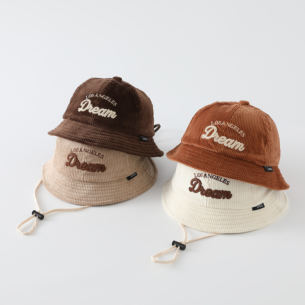 Bucket Hat Cotton - Bebek Düz Renk Güneş Koruyucu Şapka