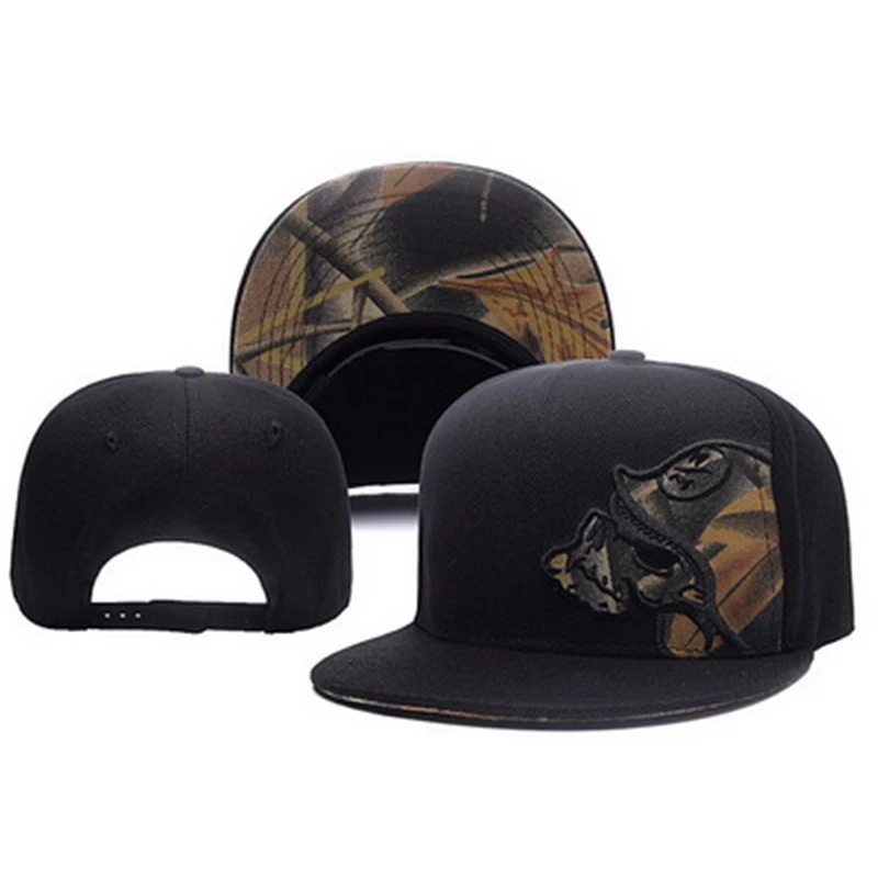 Unisex İskelet Nakış beyzbol ş - Snapback Hat Flat incelemesi ve fiyatı