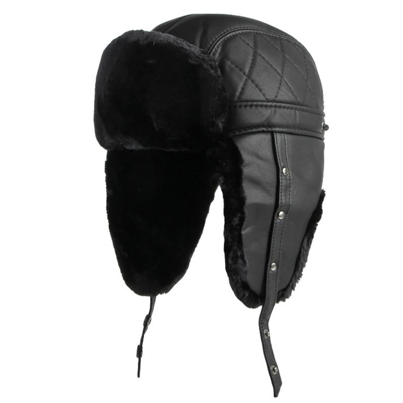 HT4002 yeni PU deri rus şapka  - Trapper Hat Ear Flap incelemesi ve fiyatı