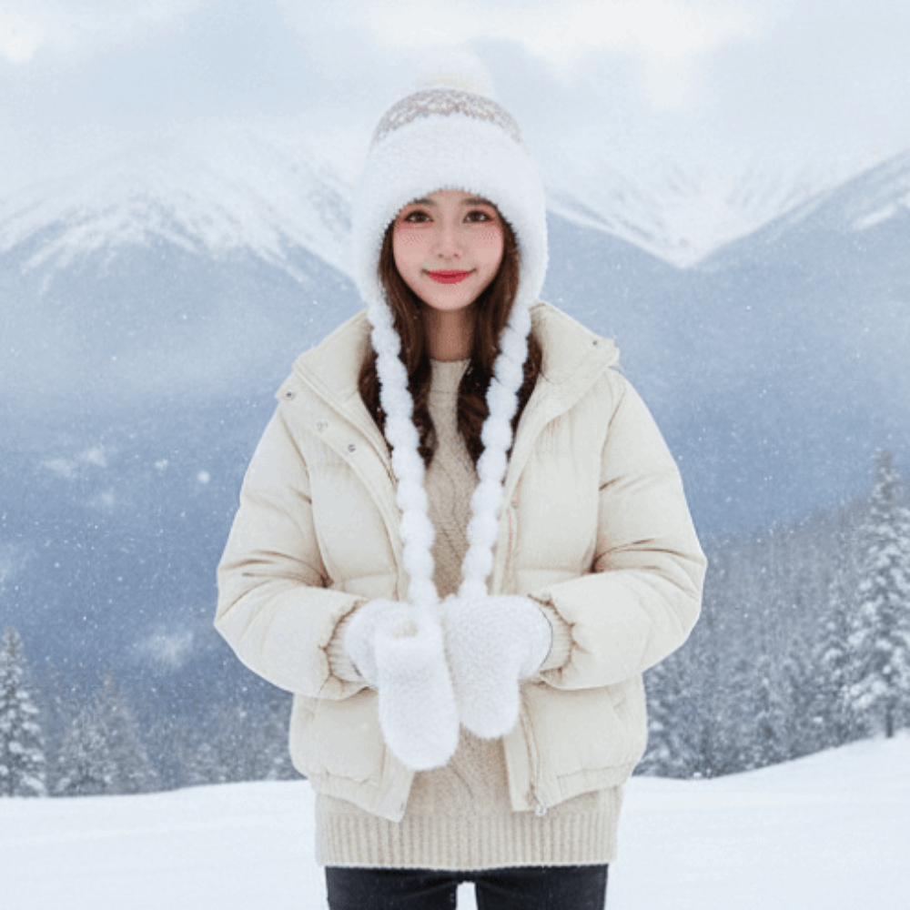 Polar Astarlı Ponponlu Örgülü  - Trapper Hat Ear Flap incelemesi ve fiyatı