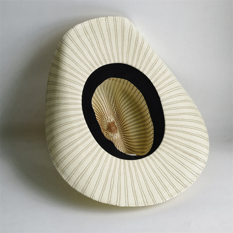 Renkli Kıvrımlı Kenarlı Hasır  - Cowboy Hat Straw incelemesi ve fiyatı