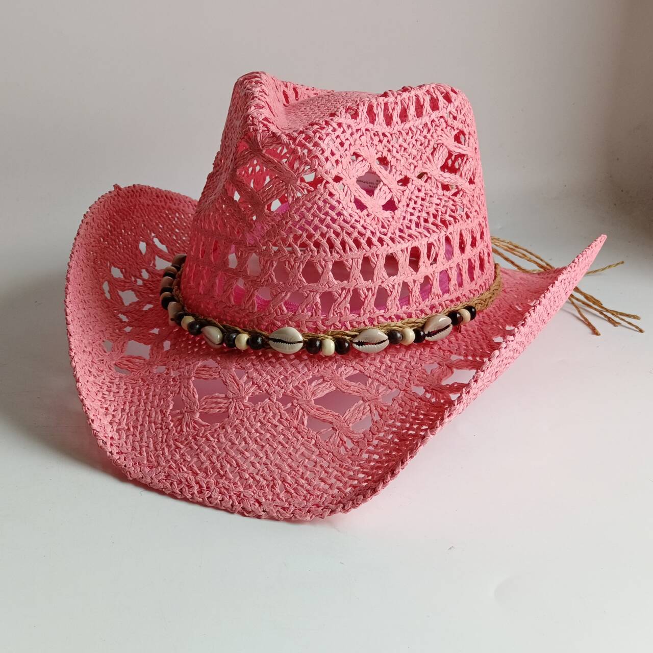 Pembe kovboy hasır şapka içi b - Cowboy Hat Straw incelemesi ve fiyatı