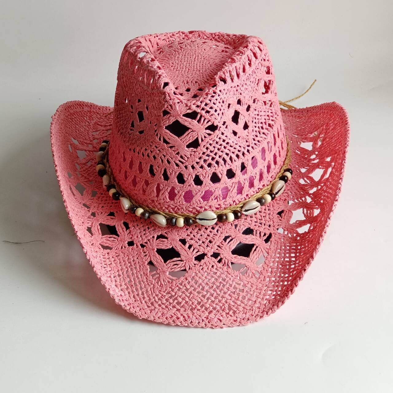 Pembe kovboy hasır şapka içi b - Cowboy Hat Straw incelemesi ve fiyatı